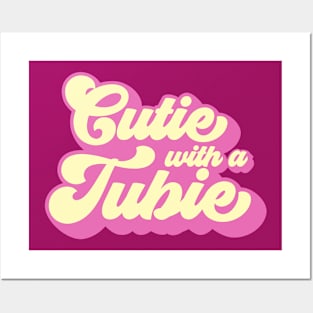 Cutie With A Tubie Feeding Tube Awareness G-button G-tube Posters and Art